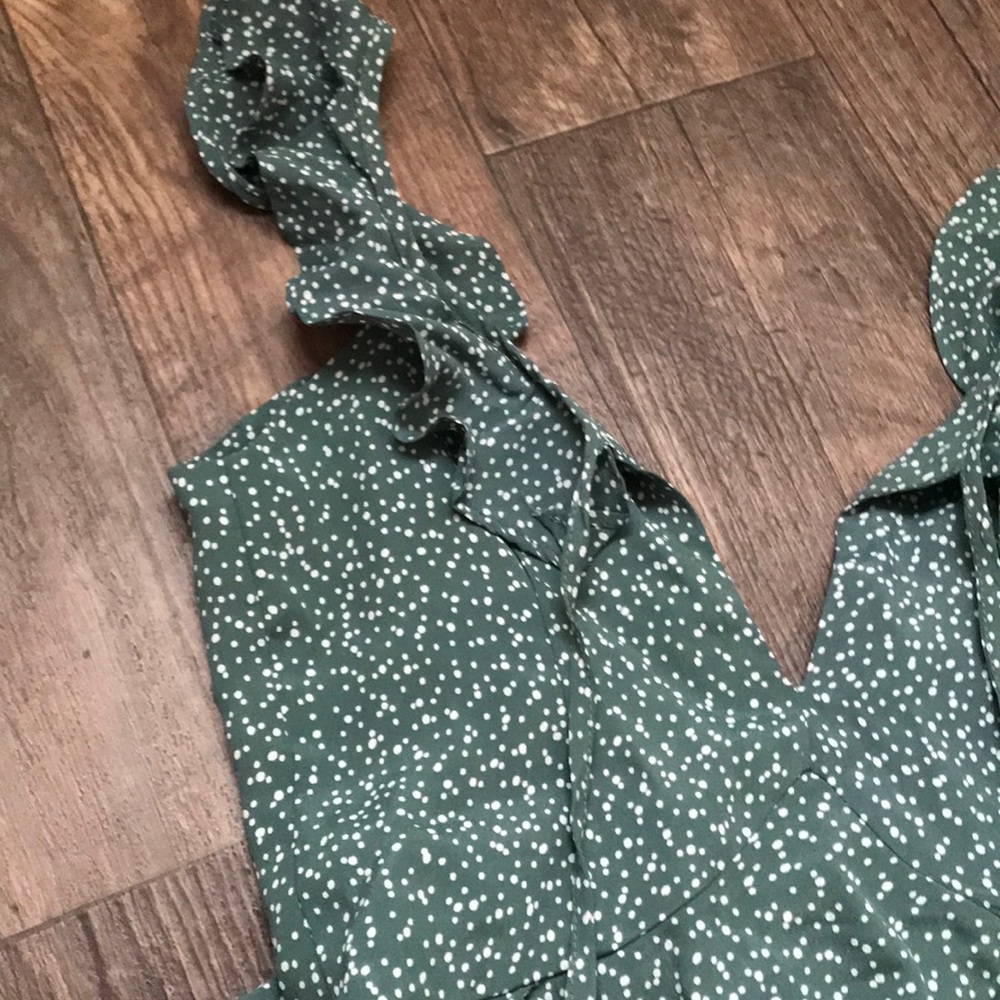 Flynn Skye Mimi Ruffle Mini Dress Polka Dot Print - Picture 7 of 8